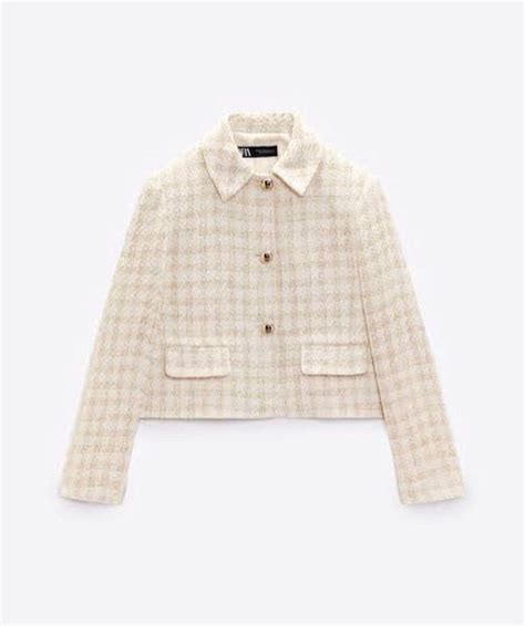 zara chanel inspired blazer